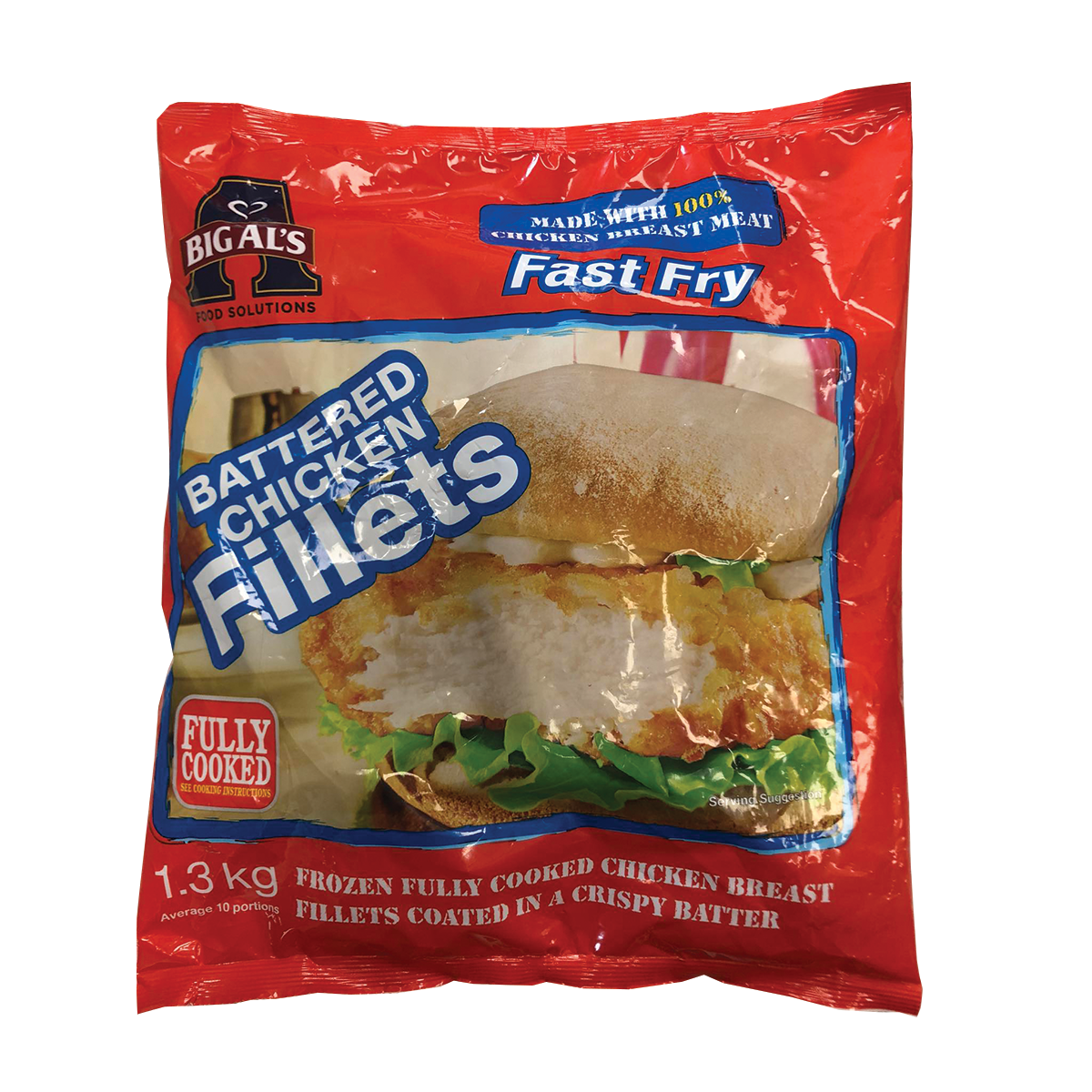 Big Als Battered Chicken Fillets Fast Fry