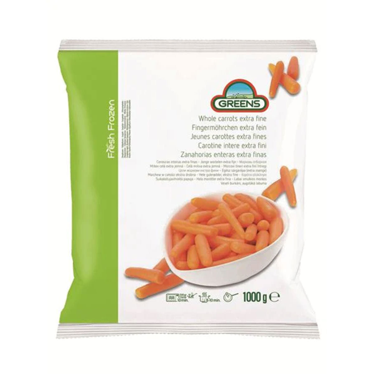 Greens Baby Carrots