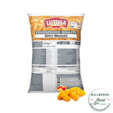 Lutosa Spicy Wedges 2.5 Kg